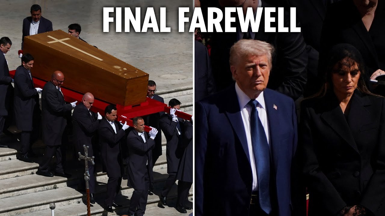Donald Trump, Melania & Prince William mourn Pope Francis at Vatican funeral