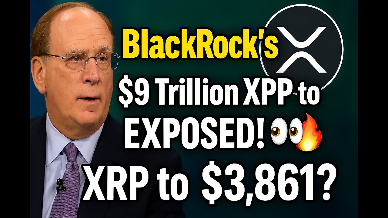 BlackRock’s $9 Trillion XRP Buy-In EXPOSED! | XRP to $3,861? 👀🔥 #new #crepto #brakingnews