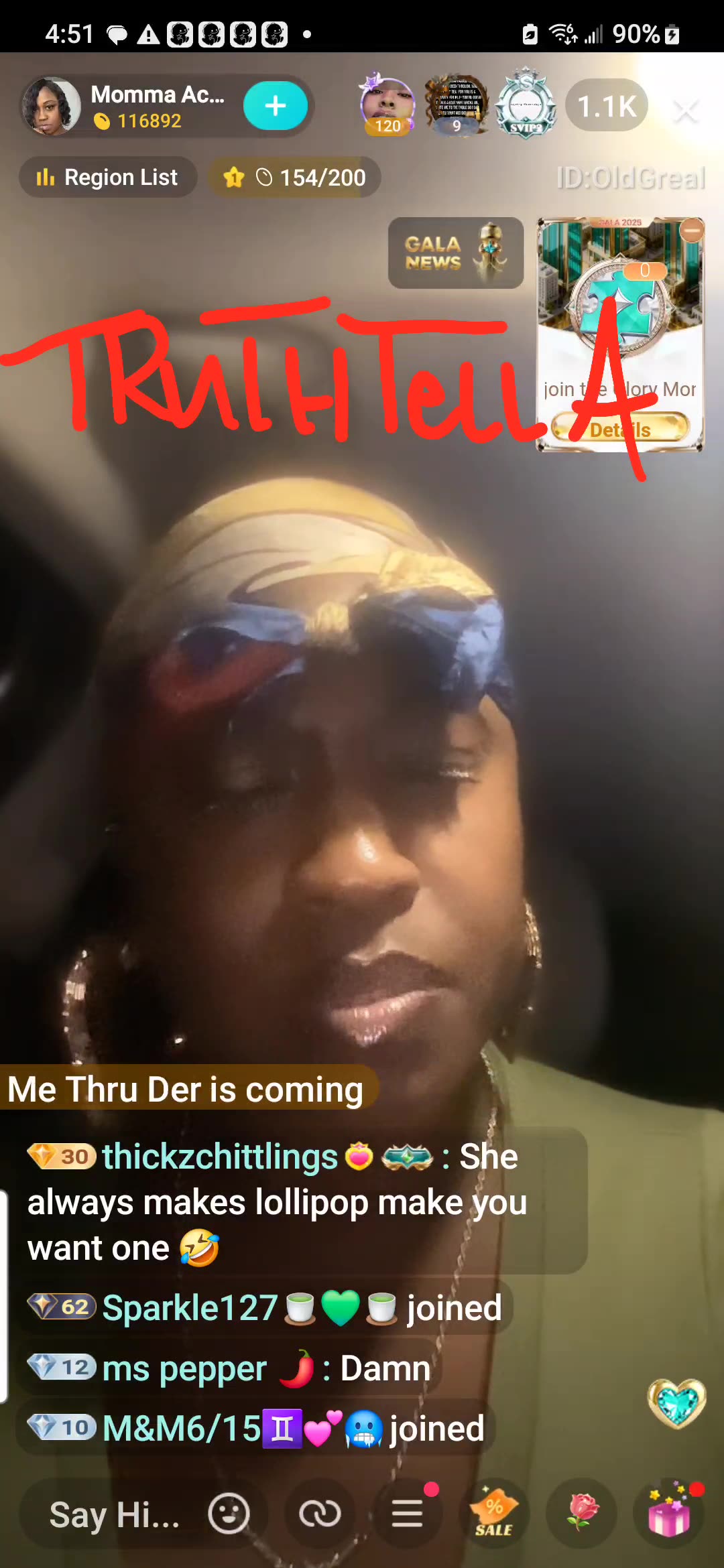 WHITEBOYMAJ LIVE, SAVANNA MARIA GARCIA LIVE, MOMMA ACE LIVE & RECEIPTQUEEN LIVE
