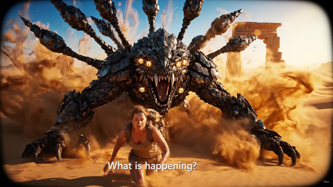 The Sand Exploded... Then the Monster Appeared