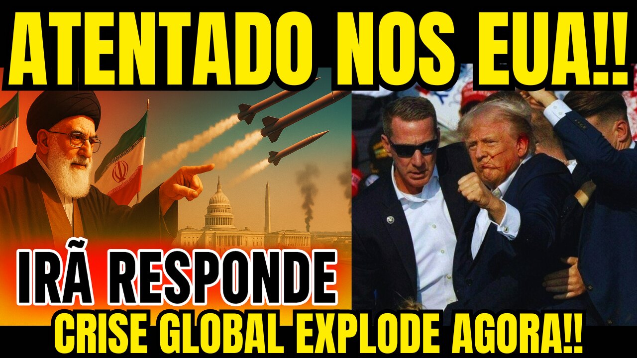 urgente!! ATENTADO NOS EUA AGORA!! MILITARES EM ALERTA MAXĂMA!! TRUMP CORRE RISCO DE VIDA!!