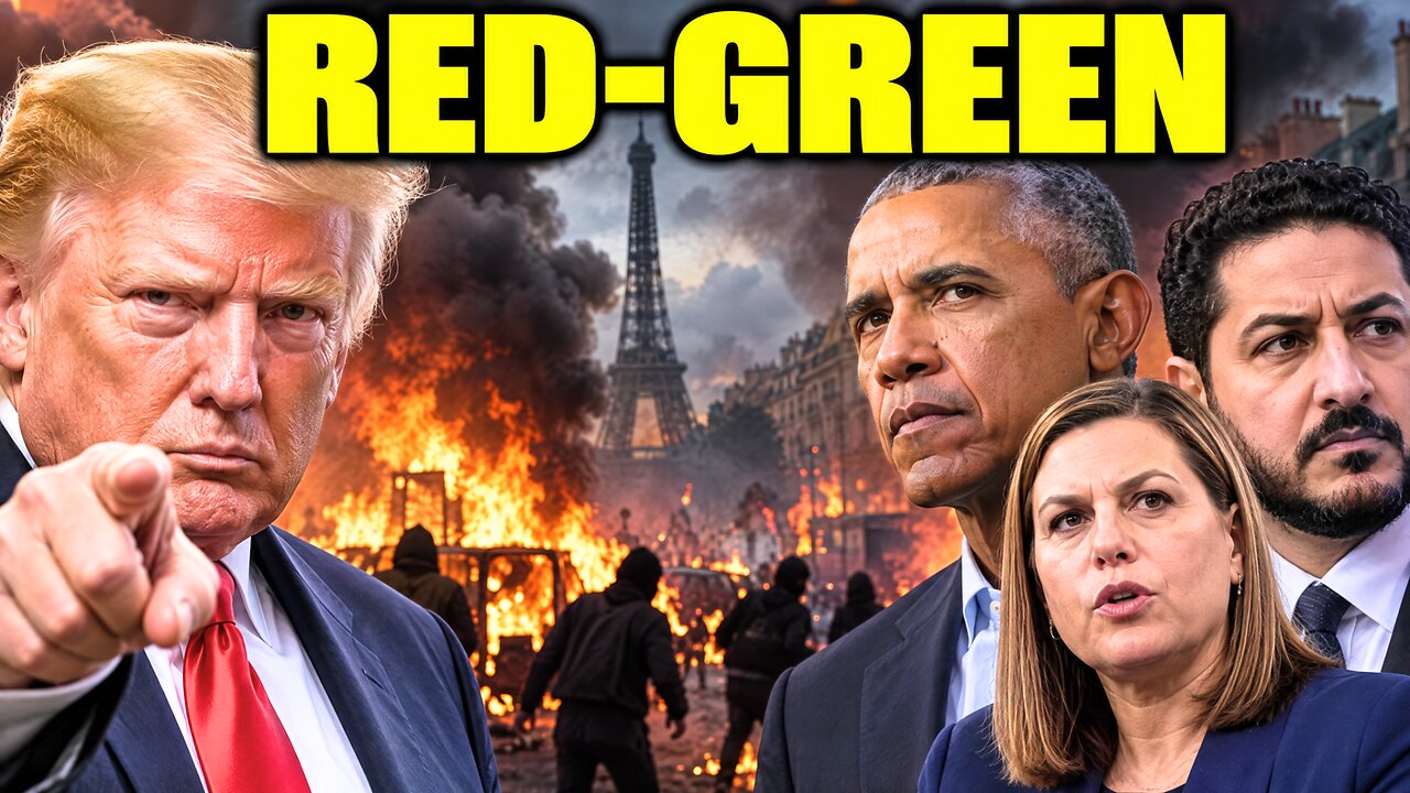 The Red-Green Alliance Burning France (Obama, Slotkin and El-Sayed Bring It Home)