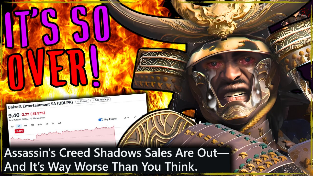 Ubisoft Stock DIES After Assassins Creed Shadows Sales Data Reveal!
