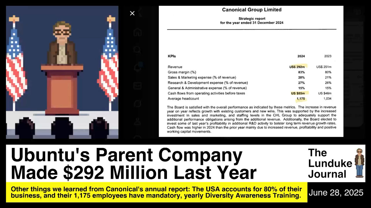 Ubuntus Parent Company Made $292 Million Last Year