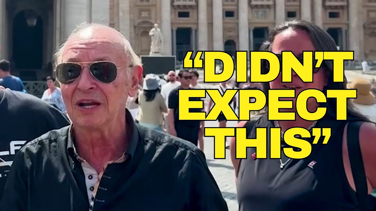 We Didnt Expect This: Vatican Visitors REACT to the First American Pope 🚨