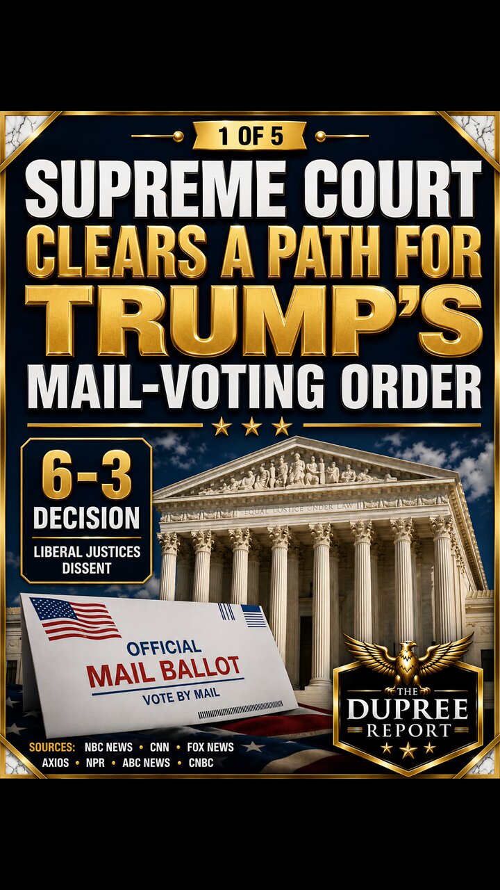 Supreme Court Clears Path for Trump’s Mail-Voting Order thumbnail