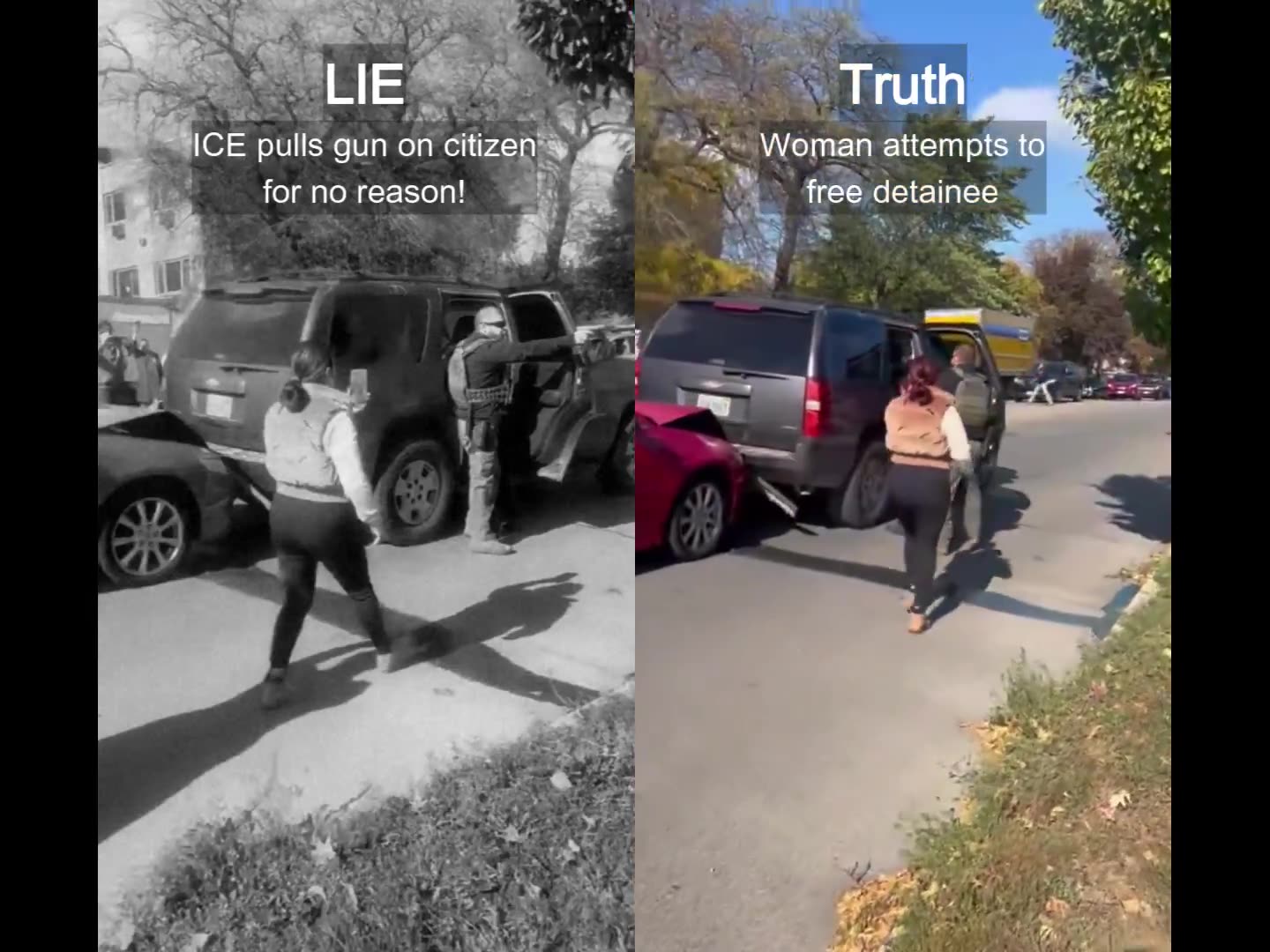 Democrats and fake news legacy media lying about DHS agents. They deceptively edit clips