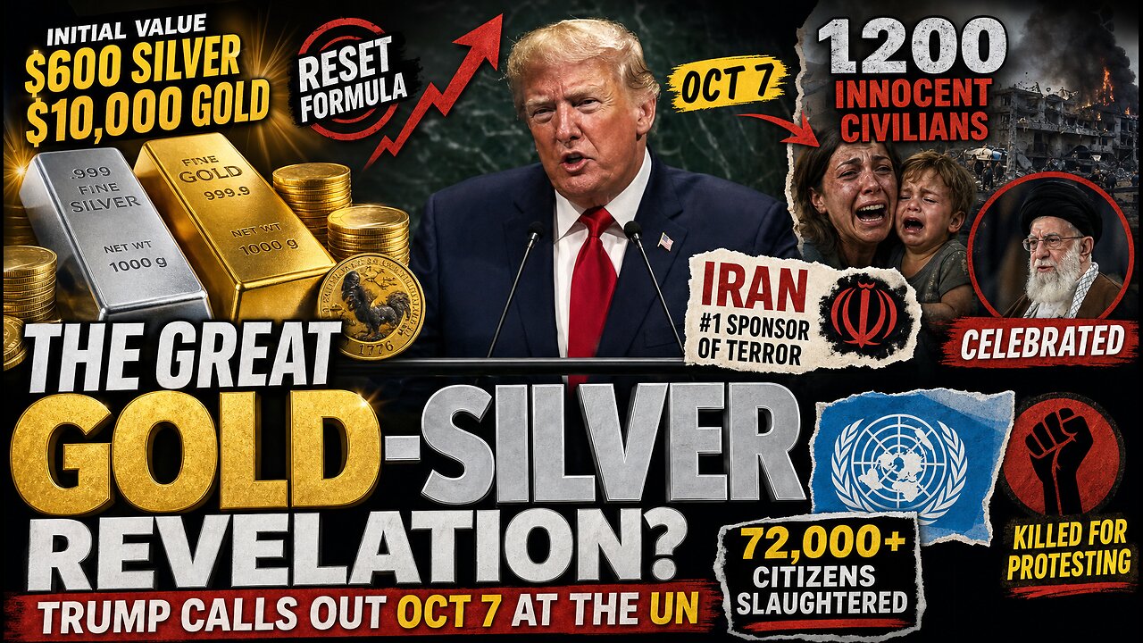 Replay: The Great Gold-Silver Revelation? Trump calls out Oct 7 at the UN. B2T Show.