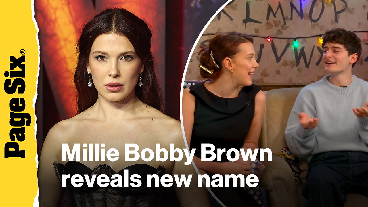 Millie Bobby Brown reveals new name, talks working with David Harbour on Stranger Things