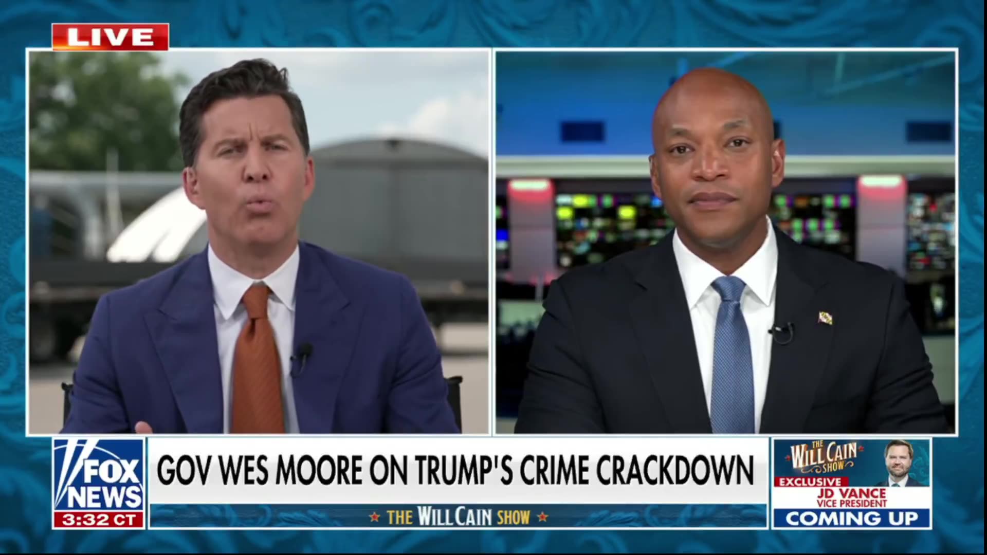 Maryland Governor invites Trump to help fix crime in Baltimore, sort of...