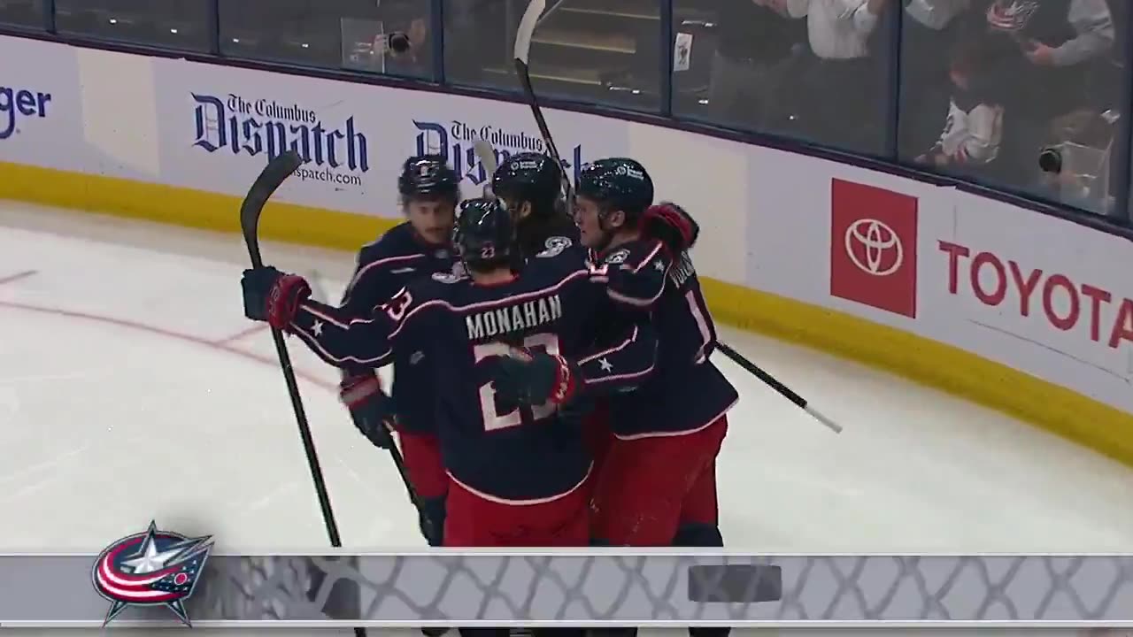 NHL - Didnt take long for the @BlueJacketsNHL to find the back of the net! ๐จ