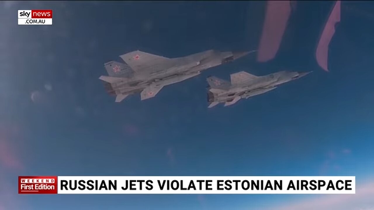 Three Russian fighter jets violate Estonian airspace