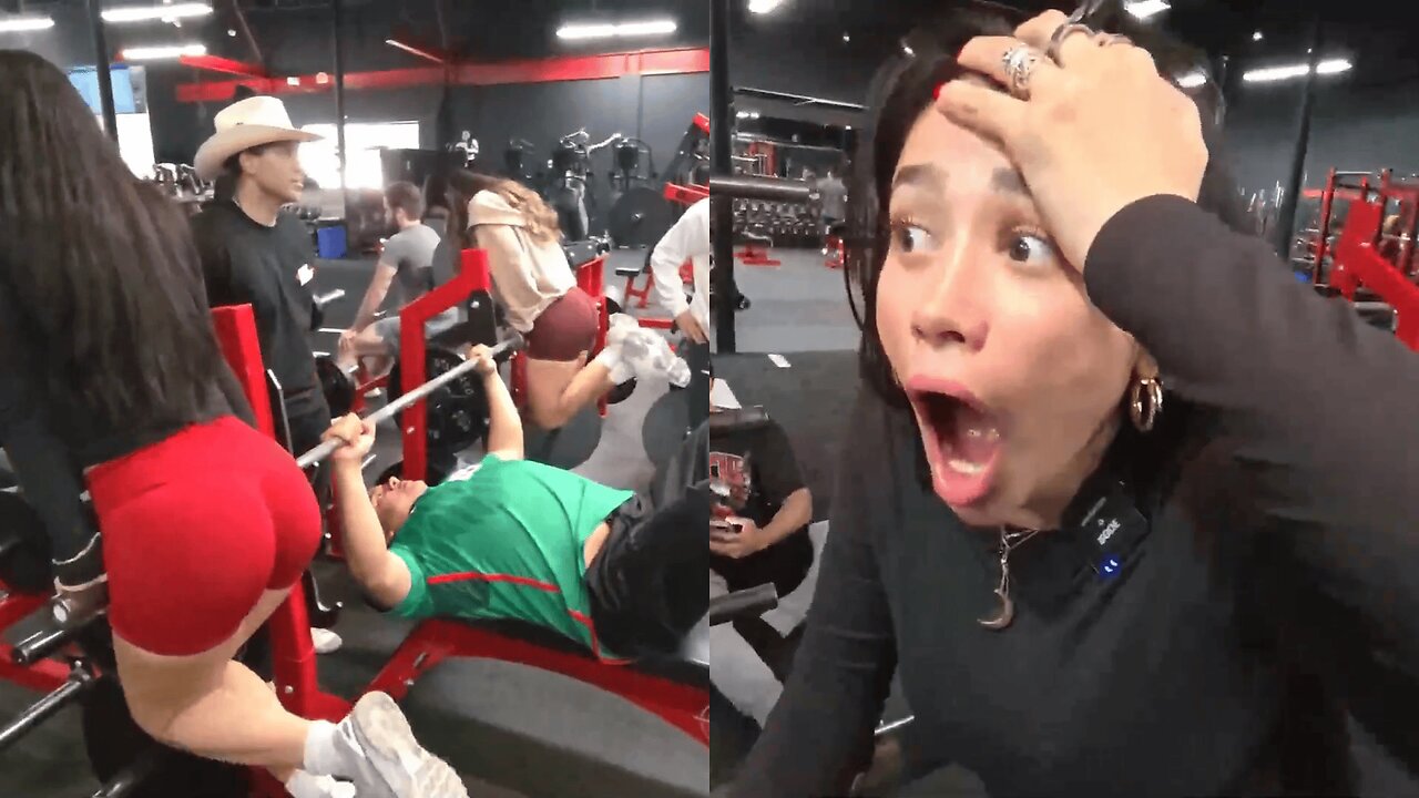 Man Sat on His Friends Face while He was Lifting