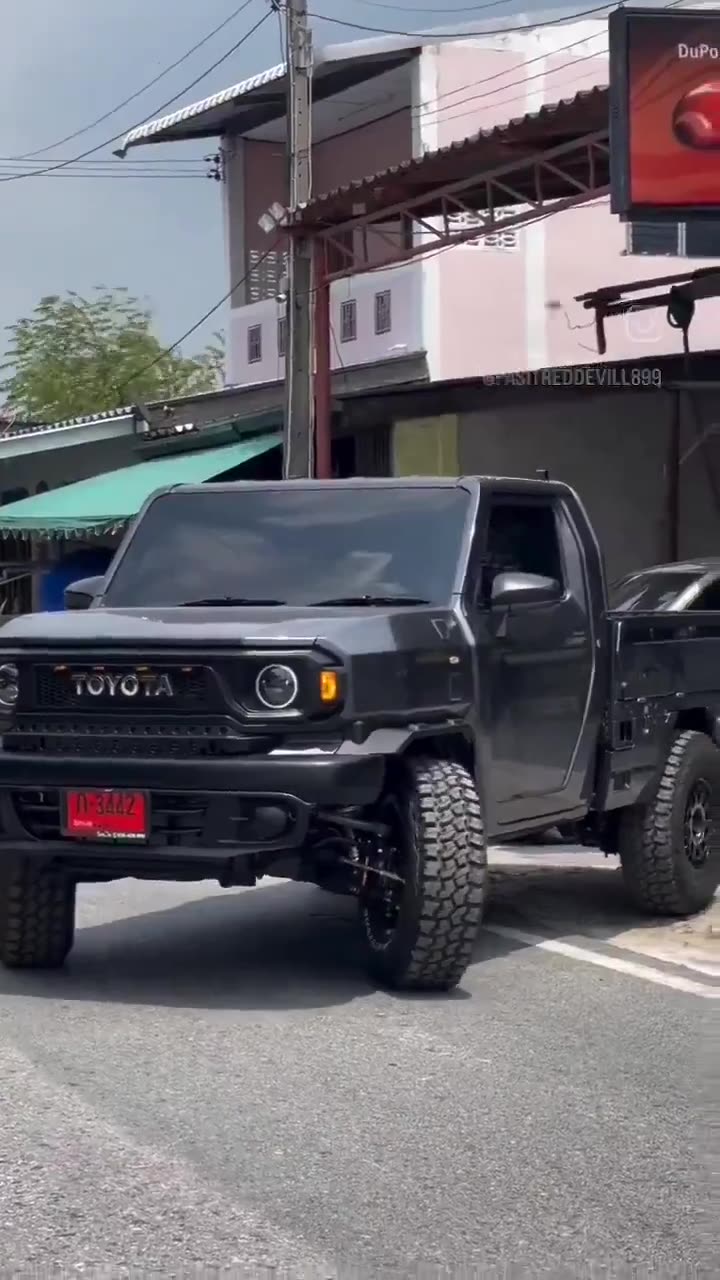 TARIFF: Trump has lifted the ban on inexpensive vehicles like the $14K Toyota Hilux (below)
