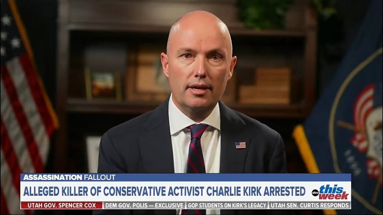 Gov Cox: Kirk Alleged Assassin Was Indoctrinated With Leftist Ideology