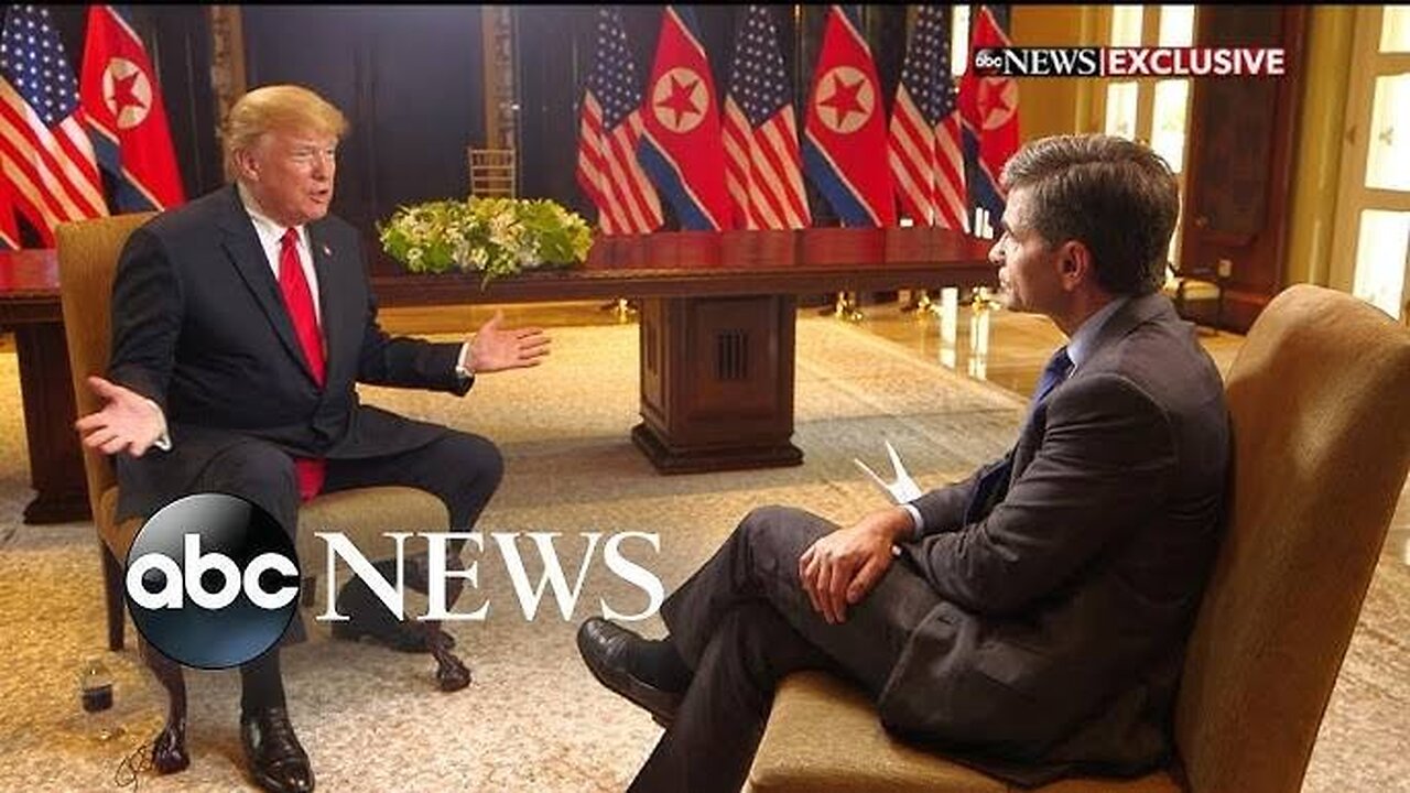 Listen to this. Trump blames ABC News!
