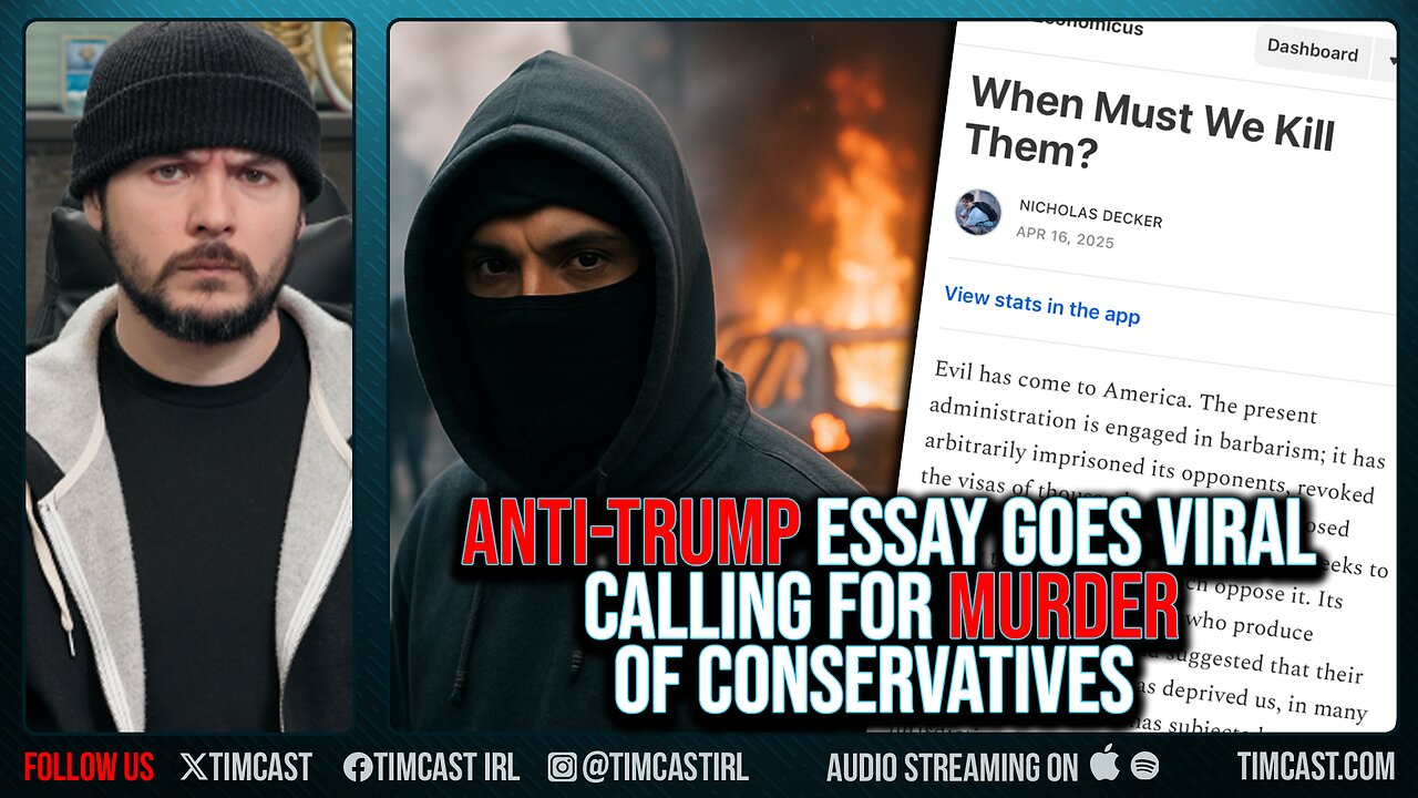 Anti-Trump Essay GOES VIRAL Calling For MURDER Of Conservatives