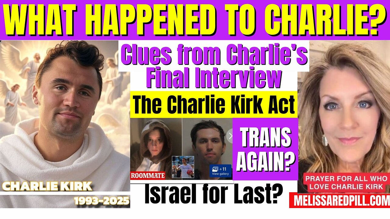 Charlie Clues - Charlie Kirk Act - Israel for Last? Sunday 9-14-25 11 AM CST