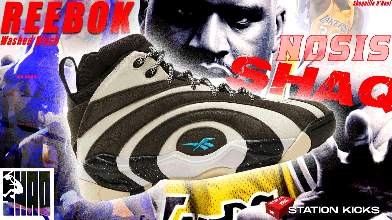 REEBOK BRINGS BACK THE SHAQNOSIS IN WASHED BLACK🔥