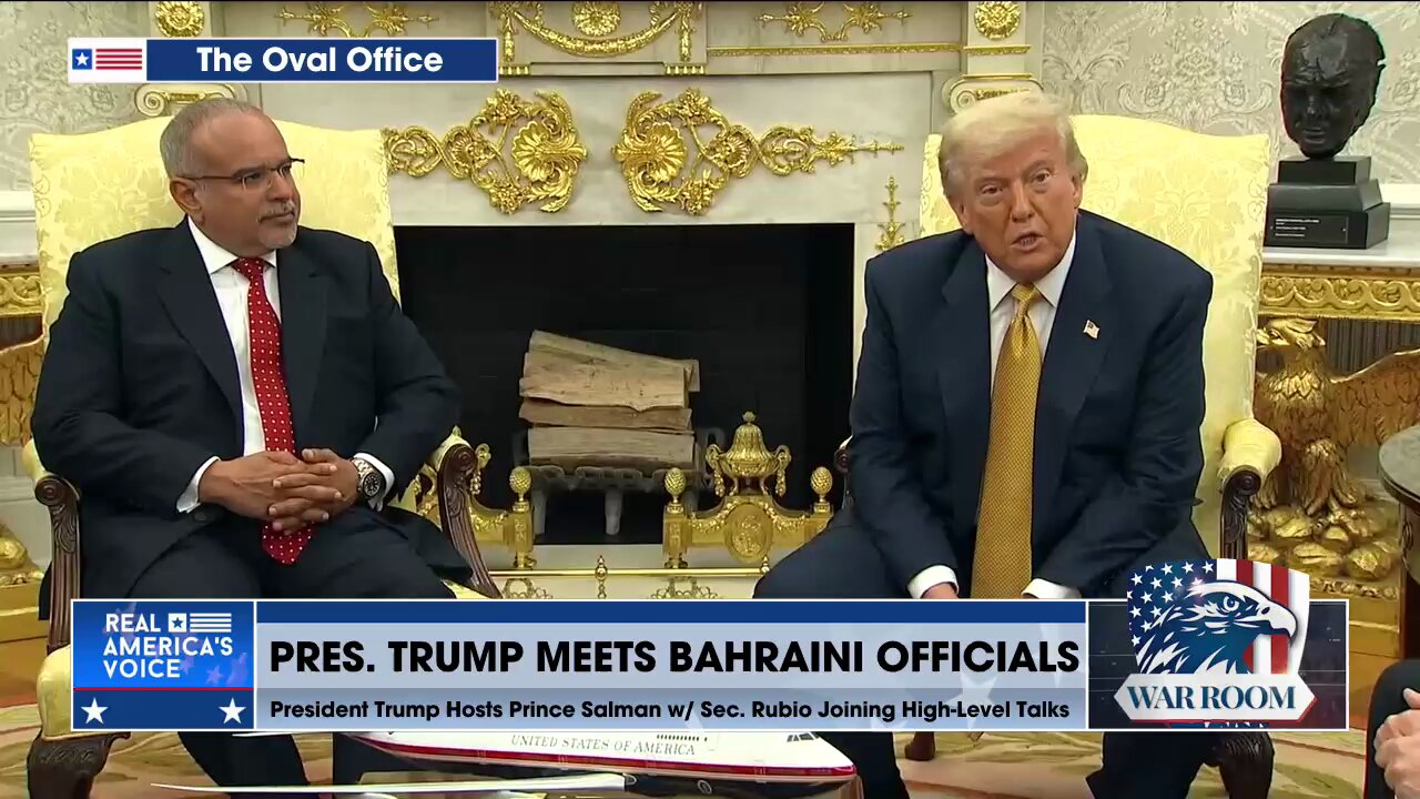 Live From Oval Office: President Trump Meets With Bahraini Officials