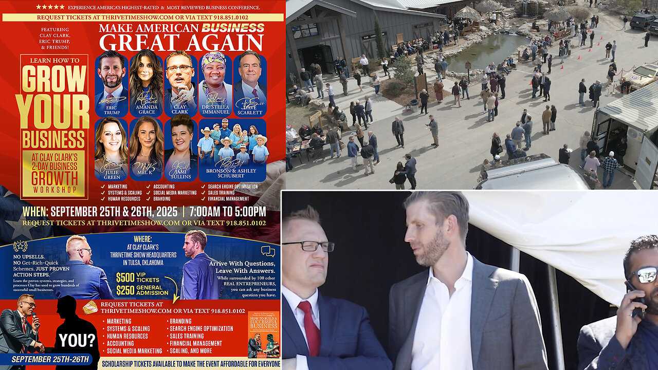 Success | The Power of Embracing a Long-Term Perspective Towards Business Growth, Relationships, Fitness, Life & More + Join Eric Trump At Clay Clarks September 25-26 Business Growth Conference In Tulsa, OK (9 Tickets Remain)