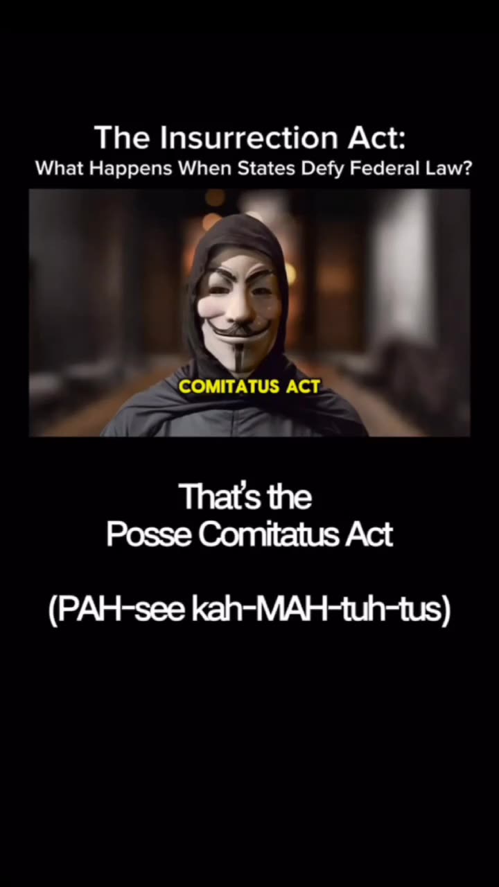 THE INSURRECTION ACT: THE LAW THEY DON’T WANT YOU TO UNDERSTAND (Read Description)