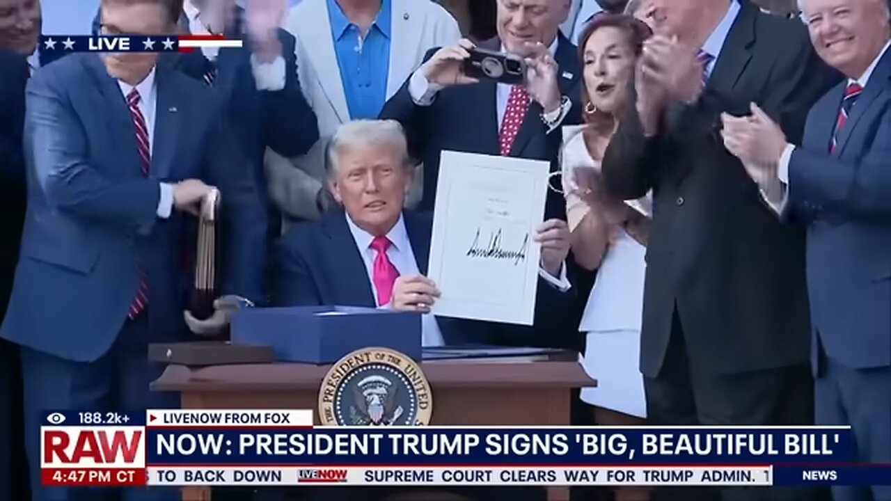 Big, Beautiful Bill: President Trump signs bill during White House 4th of July event
