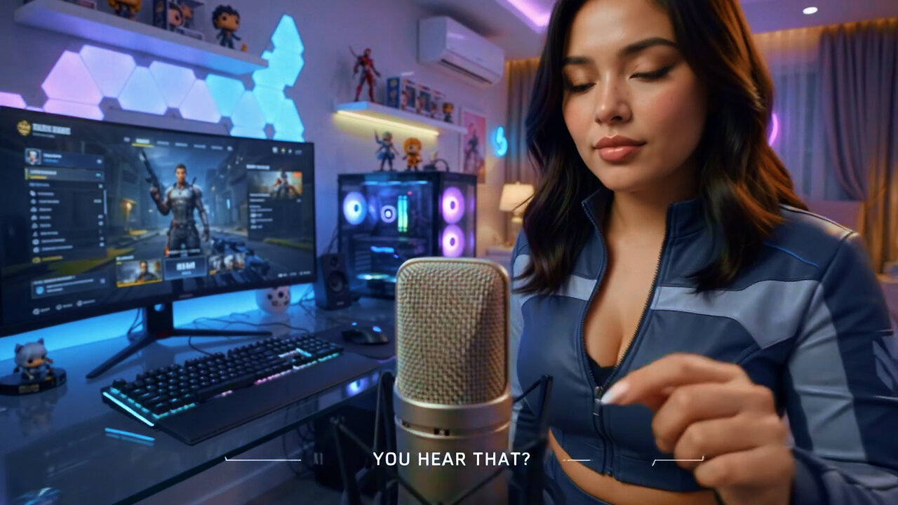 ASMR Girls - Curvy Model Gamer - Fashion Beauty Woman - Viral AI Girl Bedroom