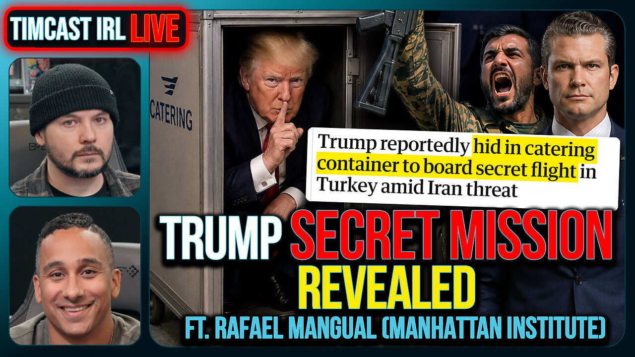 Trump SECRET MISSION REVEALED, It Was A TRAP To Catch BETRAYERS | Timcast IRL