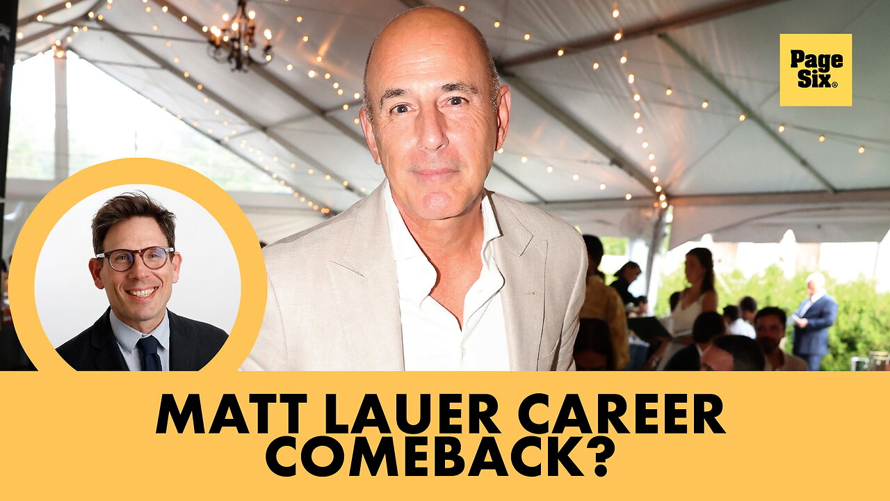 Matt Lauers career comeback attempt resurfaces every year, but no one will hire him: sources