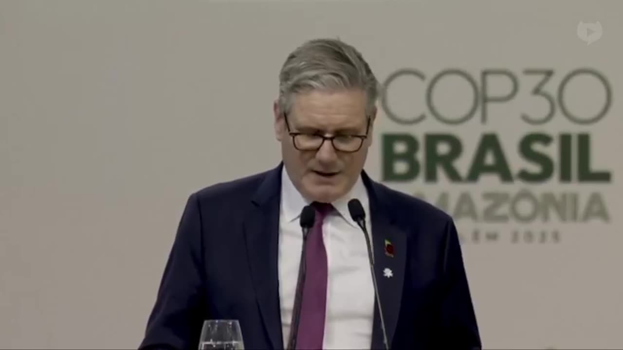 Keir Starmer at the COP30 climate summit： ＂My message is that the UK is all in...＂