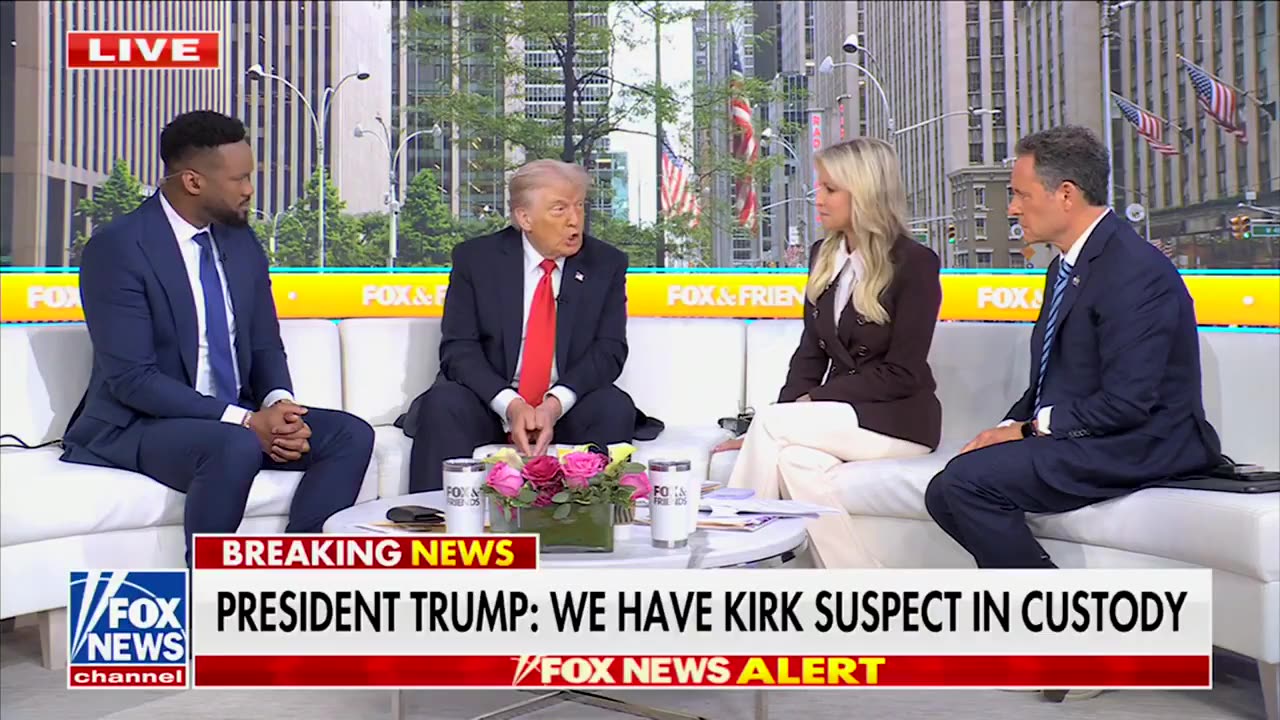 . @POTUS says he will attend Charlie Kirks funeral: He should not be having a funeral right now.