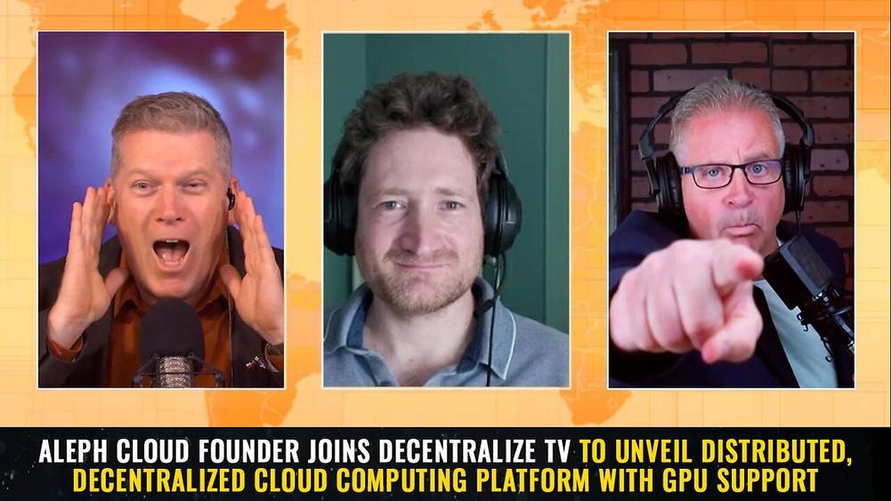 Aleph Cloud founder joins Decentralize TV to unveil distributed, decentralized CLOUD COMPUTING PLATFORM with GPU support