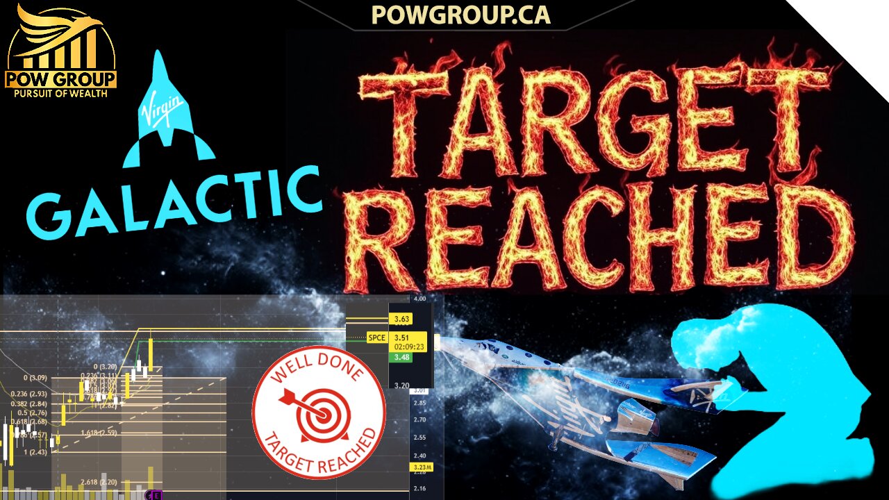 SPCE $3.63 Target Reached 🎯 Whats Next For Virgin Galactic? My Gameplan