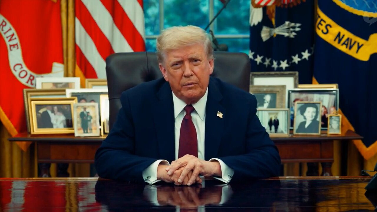 President Trump Addresses Charlie Kirks Murder From The Oval Office