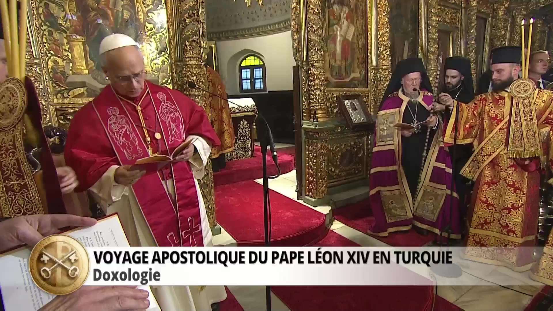 Nepapa Leo POMENIT LA VECERNIA MARE CA EPISCOP la Biserica Patriarhala Sf. Gheorghe din Fanar