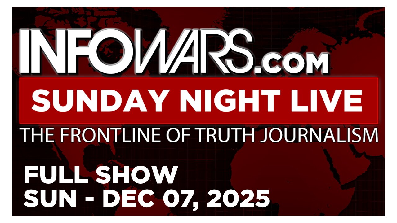 SUNDAY NIGHT LIVE [FULL] Sunday 12/7/25 • DREW HERNANDEZ - THE FIGHT FOR MAGA • Infowars