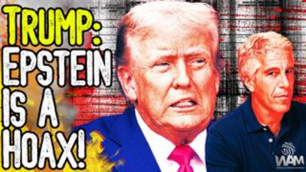 TRUMP: EPSTEIN IS A HOAX! - Calls Supporters Weaklings! - Ghislaine Maxwell Wants To Testify!
