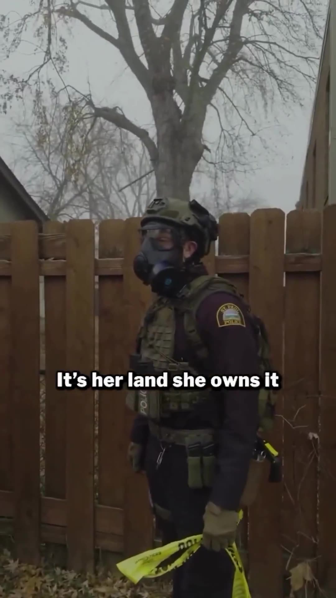 Saint Paul resident was threatened with obstruction when she would not allow police