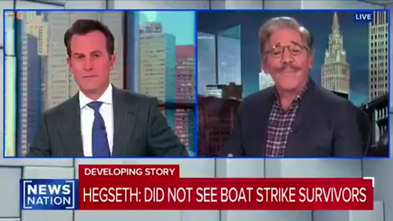 GERALDO ON DRUG BOAT STRIKES: Trump should pardon Admiral Bradley right now.