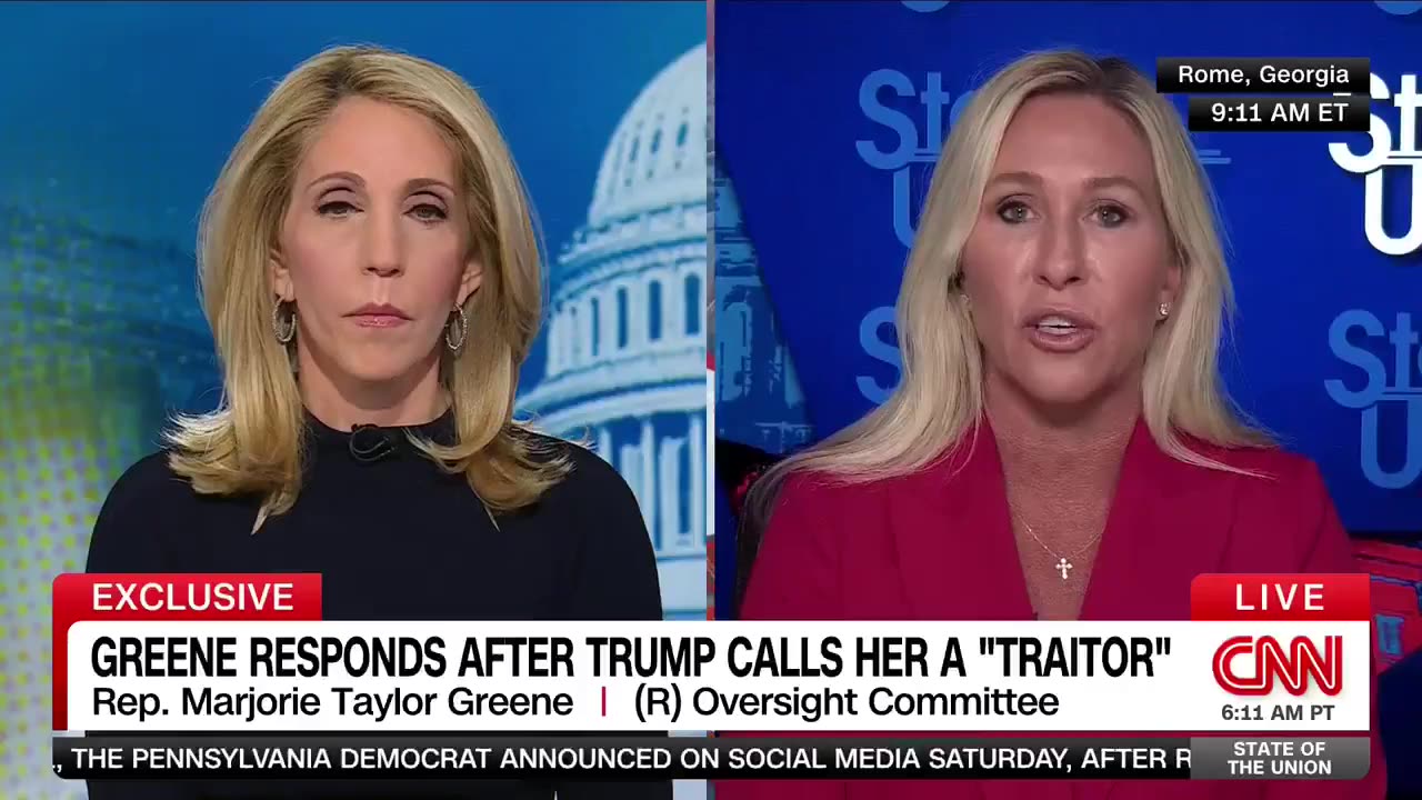MTG Explains to CNNs Dana Bash That Shes Leading the Way to End Toxic Rhetoric