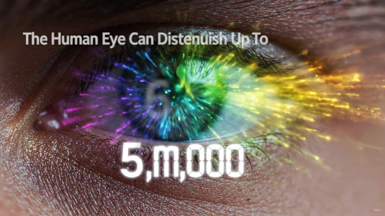 Your Eyes Can Distinguish Up To 10 Million Colors
