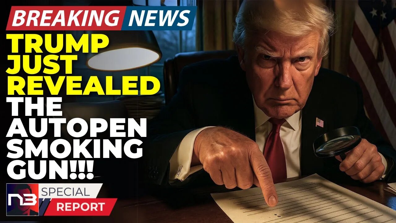 🚨BREAKING: The Two Tiny AUTOPEN Holes Trump Found Just Destroyed Bidens Entire Legacy & Exposed All