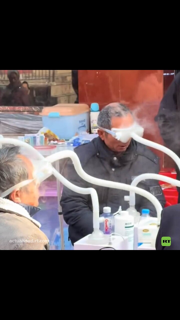 Un procedimiento inusual en China para relajar los ojos