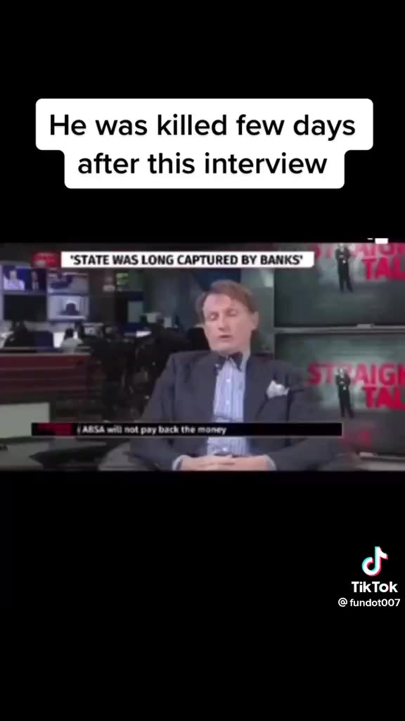 Former SARB Director and Whistleblower, Stephen Goodson (Read Description)