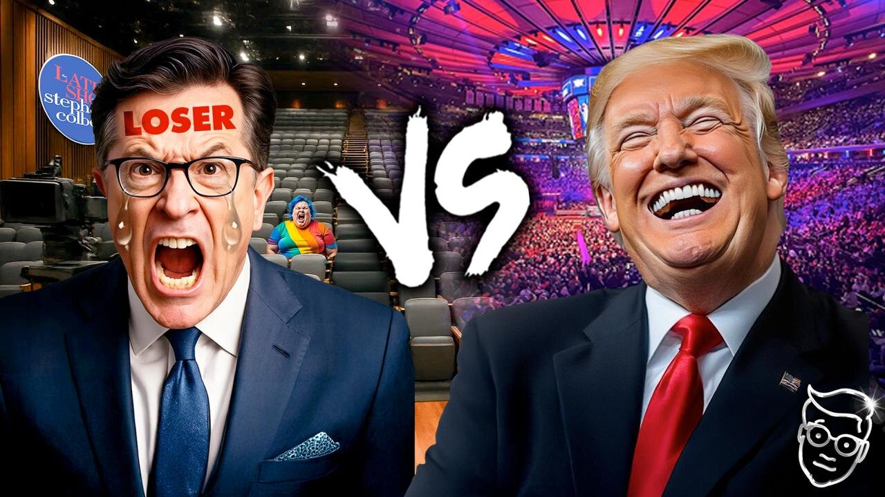 Tens of People Show Up for Stand With Colbert Rally Outside of CBS | Another Public HUMILIATION 🤣