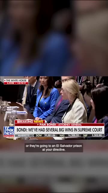 AG Pam Bondi Your directive to me was to keep America safe and that is what we are doing.
