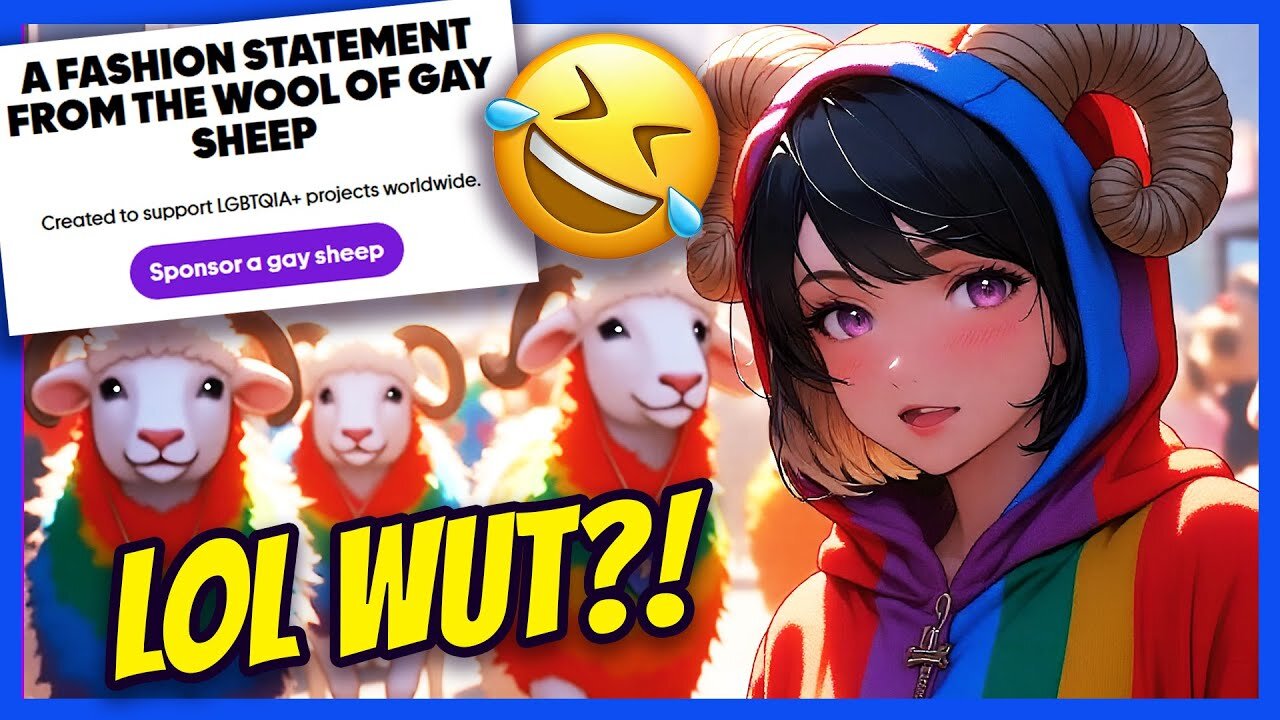 WTF?! Theyre Turning Gay Sheep Into Gay Sweaters... | Clownfish TV