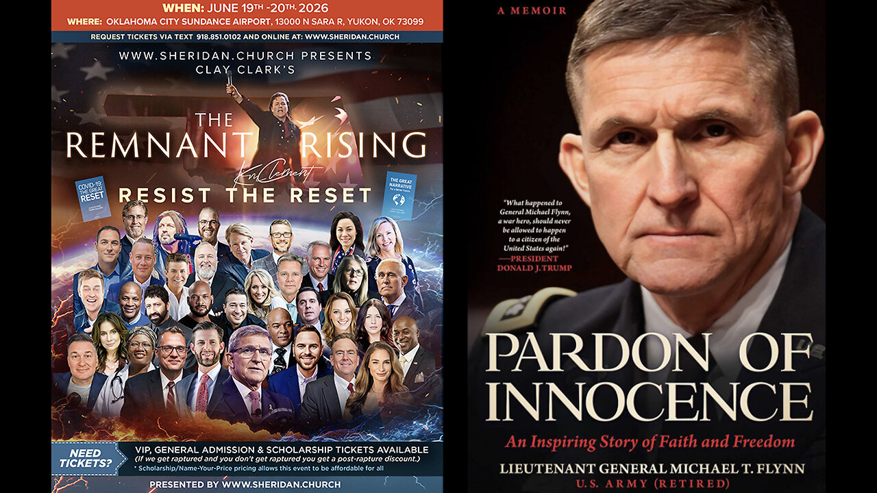 Were Getting the Band Back Together! | Join Gen Flynn, Eric Trump, & Team America June 19-20 2026 In OKC w/ Amanda Grace, Julie Green, Mel K, HIS Glory, Flyover Conservatives & More (Request Tix At www.Sheridan.Church)