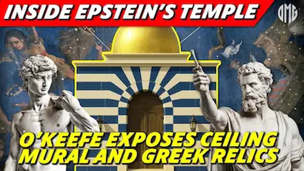 NOW PUBLIC: First-Ever Look Inside Epstein’s Temple Reveals Celestial Ceiling, Bizarre Statues